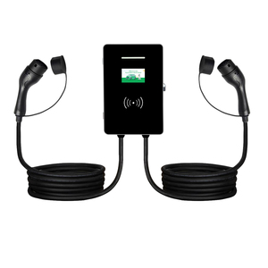 Vente flash Stations de recharge murales à double pistolet 14 kW/22 kW/44 kW pour voitures électriques Type 1 Type 2 GBT Chargeur EV 7 kW*2 11 kW*2 22 kW*2 - Product Image 2