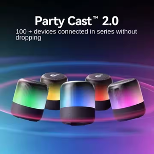 Soundcore Glow <span class=keywords><strong>mini</strong></span> Loa di động với ánh sáng âm thanh hiển thị tùy chỉnh <span class=keywords><strong>EQ</strong></span> và ánh sáng - Product Image 6