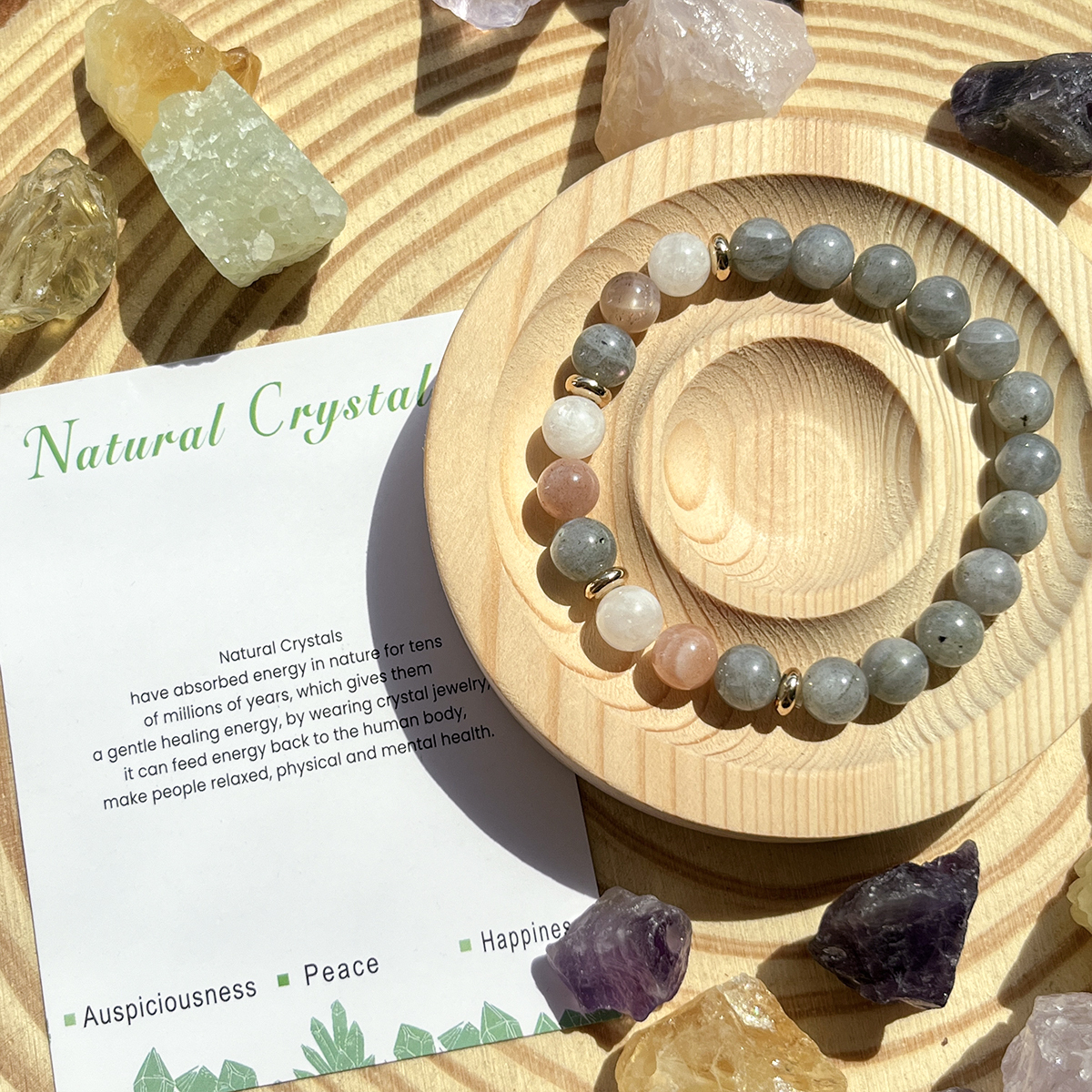 Good Sunstone+Blue Moonstone+Labradorite