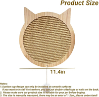 Vente chaude chat griffoir avec ventouses Sisal chat grattoir montage mural chaton planche à gratter avec boule moelleuse aspiration