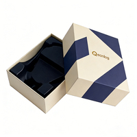 Boîte à bijoux en papier avec couvercle et base rigides, emballage sur mesure, boîtes personnalisées de qualité supérieure avec logo personnalisé