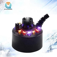 Mini brumisateur brumisateur atomiseur à ultrasons éclaboussures garde humidificateur diffuseur bricolage pièces cadre de retenue d'eau prise ue