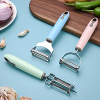 Ensemble d'ustensiles de cuisine multifonctionnels OEM/ODM d'usine - Couteau à fruits, éplucheur de melon, râpe à pommes de terre, râpe, léger et sûr pour les aliments