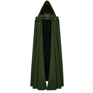 Medieval Hooded Coat <b>Gothic</b> Cape Long Trench Halloween Devil Witch Death Cloak - Product Image 3