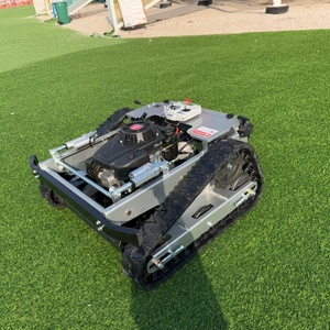 Cortadora de Césped Robusta con Orugas de Acero, <span class=keywords><strong>Encendido</strong></span> Manual o Remoto y Gran Distancia al Suelo para Terrenos con Vegetación Densa - Product Image 2