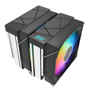 Enfriador de Aire <span class=keywords><strong>para</strong></span> <span class=keywords><strong>CPU</strong></span> Y620F OEM, Radiador de <span class=keywords><strong>CPU</strong></span> con Ventiladores ARGB, Disipador de Calor con 6 Tubos de Cobre, Enfriamiento por Aire <span class=keywords><strong>para</strong></span> <span class=keywords><strong>CPU</strong></span>, Enfriador de <span class=keywords><strong>CPU</strong></span> <span class=keywords><strong>para</strong></span> Computadoras de Juego AMD Intel - Product Image 4
