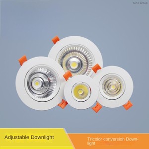 Ángulo ajustable ABS Ultra Delgado Techo Regulable Cct Pot Light Fire Rated Empotrado Redondo Led Downlights - Product Image 3