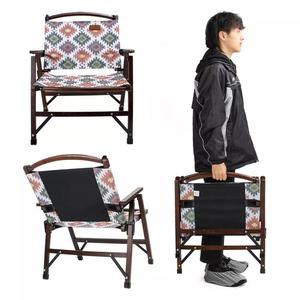Feistel 2023 mobilier d'extérieur personnalisé <span class=keywords><strong>plage</strong></span> détente chaises à faible kermit chaise de <span class=keywords><strong>camping</strong></span> pliante en <span class=keywords><strong>bois</strong></span> pour la pêche - Product Image 3