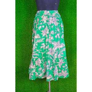 Falda Maxi de Algodón con Estampado Artesanal, Estilo Boho Floral Étnico, Falda Larga para Mujer, Talla Personalizada, Precio al por Mayor - Product Image 1