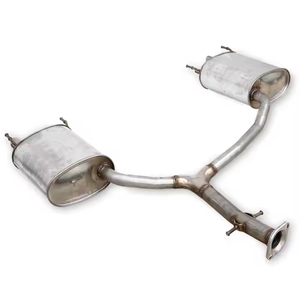 كاتم صوت عادم المصنع لتويوتا تاج كاتم صوت عادم السيارة لتويوتا مارك X خلفي أطراف كاتم صوت العادم المزدوج - Product Image 3