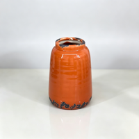 Mini vase en céramique Art Déco, vase de table écologique de la marque PLD pour fleurs séchées, décoration de la maison et du bureau