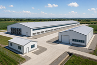 Bâtiment de poulailler en structure acier sur mesure pour usage agricole