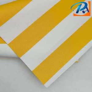 Manufacturer Direct Sale Water-repellent UV-resistant Solid Color Striped Oxford Polyester <strong>Fabric</strong> <strong>Medium</strong> Weight 260GSM Curtains - Product Image 3