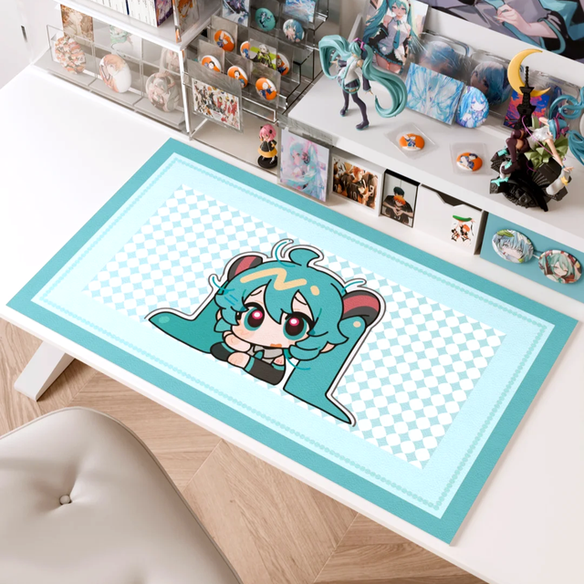 Home Office Anti Slip Under Desk Mat Low Pille Floor Rubber Protector Rug Floor Rectangle Custom Chair Mat