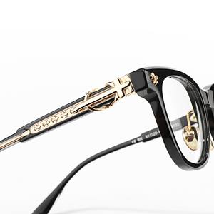 Monture de lunettes optiques transparente en acétate pour hommes et femmes, fabrication de Shenzhen, modèle classique populaire pour grands-parents, disponible en magasin de lunettes. - Product Image 5