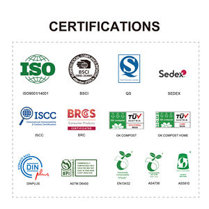 Biodegradabile trasparente per uso alimentare sacchetto di plastica su rotolo per il supermercato frutta e <span class=keywords><strong>verdura</strong></span> borsa - Product Image 5