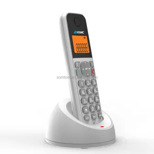 Handset telepon Digital Desktop kantor, nirkabel, telepon, tanpa kabel, dengan pengaturan Volume, pilihan nada dering