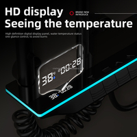 Meilleure vente en stock : Ensemble de douche thermostatique à touches piano, 4 modes, 4 sorties, jet doux, chromé – Le favori d'Europe et d'Amérique