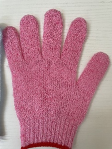 เครื่องจักรผลิตถุงมืออาบน้ำไนลอน ผู้ผลิตอุปกรณ์ถุงมือขัดผิวแบบถัก 7 กรัม - Product Image 2