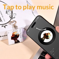 Porte-clés en acrylique NFC avec enregistrement musical, mini album personnalisé pour pendentif périphérique étoile carrée