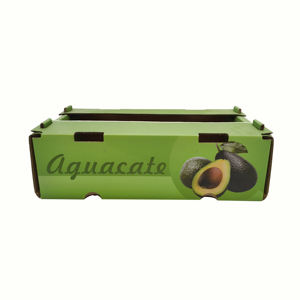 Boîtes d'emballage rigides en carton ondulé personnalisées en usine, cartons pour fruits et légumes, plateau d'emballage pour cerises - Product Image 5