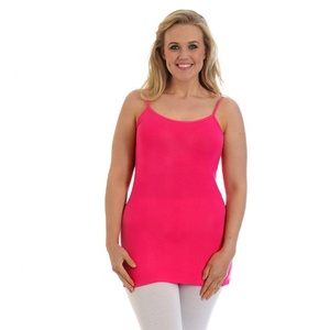 PIHA SPORTS Women's Teenagers Tank Tops Athletic Racer Back White Breathable Quick Dry Polyester/Cotton - Product Image 3