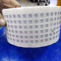 Etiquetas QR impermeables personalizadas, pegatinas de código de barras, número de serie, diferencia de número, pegatinas