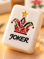 Jeu de tuiles de mahjong américain en acrylique à motif de coquille d'ormeau de luxe, 4 joueurs, tuiles personnalisées gravées à la main et peintes
