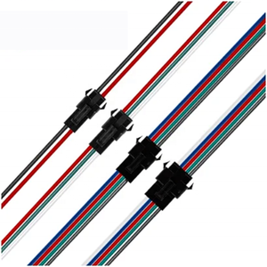 Assortiment de connecteurs électroniques à pas de 2.5mm de la série JST <span class=keywords><strong>SM</strong></span> Positions 2P à 12P et 18P avec faisceaux de câblage pré-sertis - Product Image 1