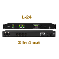 Paulkitson L24 Processeur audio DSP Processeur audio numérique en métal le plus économique pour système audio professionnel