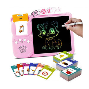 Mesin kartu Flash bicara pendidikan anak dini, bahan kayu cerdas untuk mainan anak usia <span class=keywords><strong>2</strong></span> hingga 4 tahun - Product Image 1