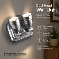 Lampe multifonctionnelle d'intérieur 4 * AA Dry Battery PIR Motion Sensor Wall Lights for Bedroom Hotel Wall Wireless Cabinet Light