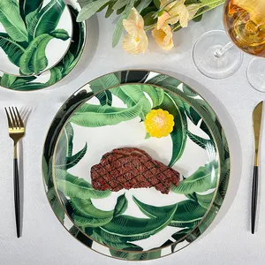 Assiette 도자기 접시 세트 식기류 고급 결혼식 장식
