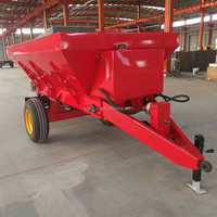 Tracteur traîné hydraulique 5 tonnes Bovins et ovins bouse de fumier de cheval épandeur manufacture