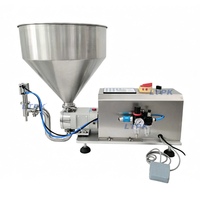 Machine de remplissage semi-automatique à pompe lobulée pour shampoing, crème, lubrifiant, huile, beurre de cacahuète, pâte de soja, sauce, confiture, miel, ketchup