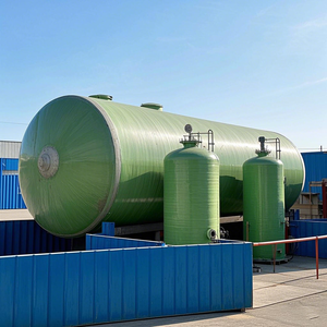 Réservoir de stockage chimique horizontal vertical 220v fermenteur de qualité alimentaire machines de traitement de l'eau en plastique renforcé de fibres de verre - Product Image 3