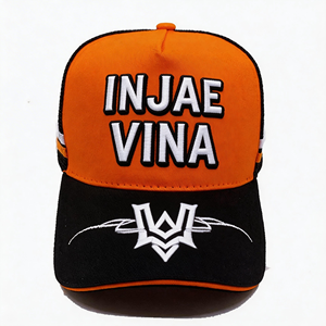 Gorra de Béisbol de 5 Paneles con Logotipo Personalizado Bordado en 3D, Gorra Trucker, Gorra Snapback Informal Estructurada, MOQ Bajo, Vietnam - Product Image 1