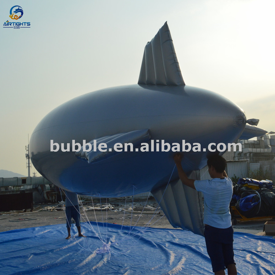 長さ10mの巨大なインフレータブルブリンプ広告ヘリウム飛行機バルーン