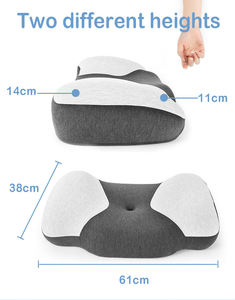 Almohada de Espuma Viscoelástica Personalizable de Rebote Lento, Diseño Moderno, Alivio del Dolor de Cuello, Antibacteriana, Antiácaros, Ergonómica, Plantas Marinas - Product Image 6