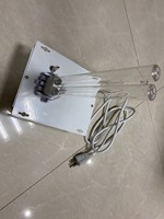 Lampe UV purificateur d'air à lumière ultraviolette UVC 18 watts avec ion négatif