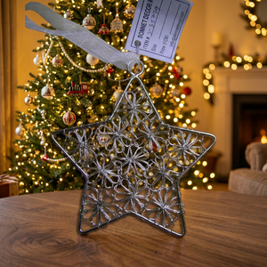 Sonnet Decor Handmade Iron Rope Vertical Christmas Tree <b>Ornament</b> Hanging Home Decoration Art Deco Design Living Room Use Model - Product Image 3
