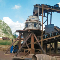Concasseur à cône hydraulique multicylindre avancé pour le concassage du granit dur et du quartzite