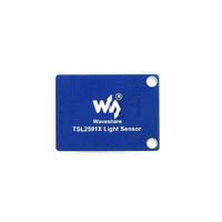 Waveshare TSL25911 Sensor Cahaya Sekitar Digital Sensitivitas Tinggi Rentang Dinamis Luas Antarmuka I2C 3.3V/5V Pemasangan Permukaan