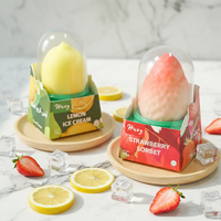 Vente directe d'usine Hicey, crème glacée 3D à la saveur de citron, crème glacée au goût de citron