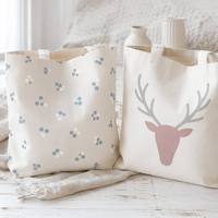 Sac de rangement en toile léger pour Noël, motif bonhomme de neige, personnalisable, pour articles divers