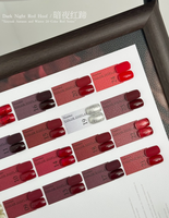 Automne/hiver bricolage UV LED Gel vernis à ongles ensemble dans le vin rouge nouvel an couleurs de noël fournitures de beauté longue durée