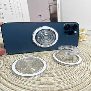Support de téléphone magnétique personnalisé avec logo, support de téléphone portable pliable et extensible pour iPhone 17 16 15 14 13 - Product Image 1