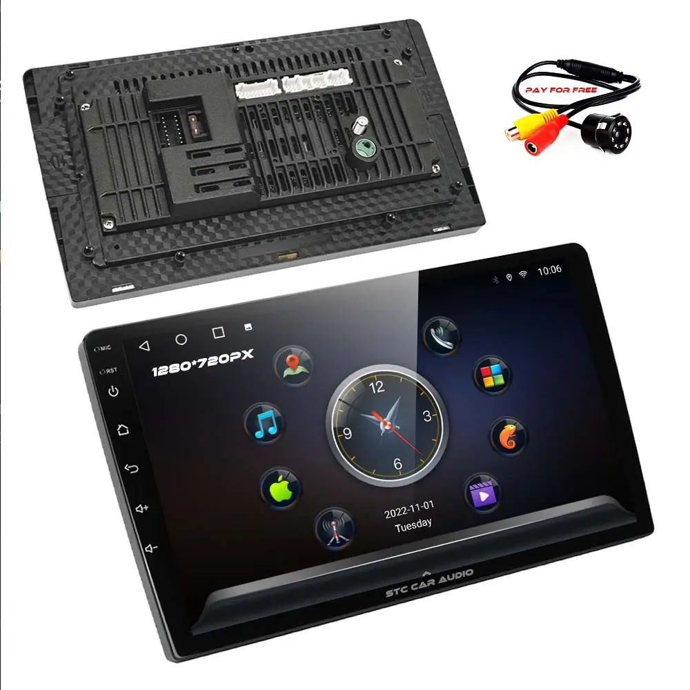 Schermi Android 9 pollici radio auto Fm Radio autoradio doppio lettore Video Din Android 10 navigatore Gps Stereo multimediale automatico