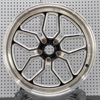 Jantes forgées à profil profond, bicolores, directionnelles, pour course de dragster, 18-24 pouces, 5x114.3, pour Ford Mustang S550 S650 Mercedes Classe G