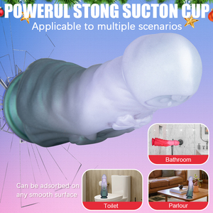 Dildo fantaisie Alien, Dildo personnage de <span class=keywords><strong>dessin</strong></span> <span class=keywords><strong>animé</strong></span> mignon avec gros nœuds, Dildo nœud animal chien avec ventouse, Plug anal en silicone - Product Image 5